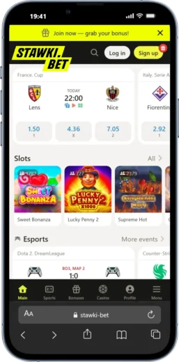 Aplikacja mobilna StawkiBet